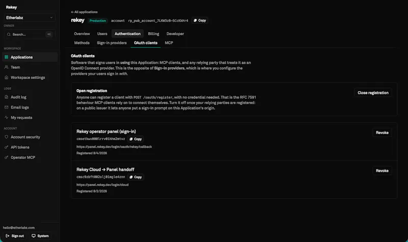 Rekey.dev screenshot 5