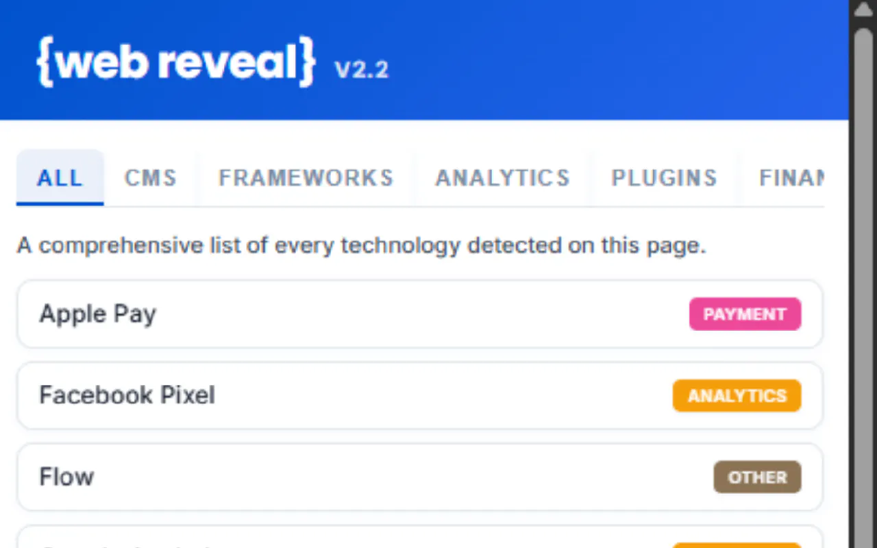 Web Reveal gallery image