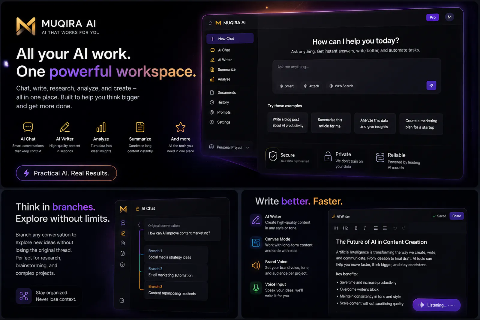 Muqira AI screenshot 2