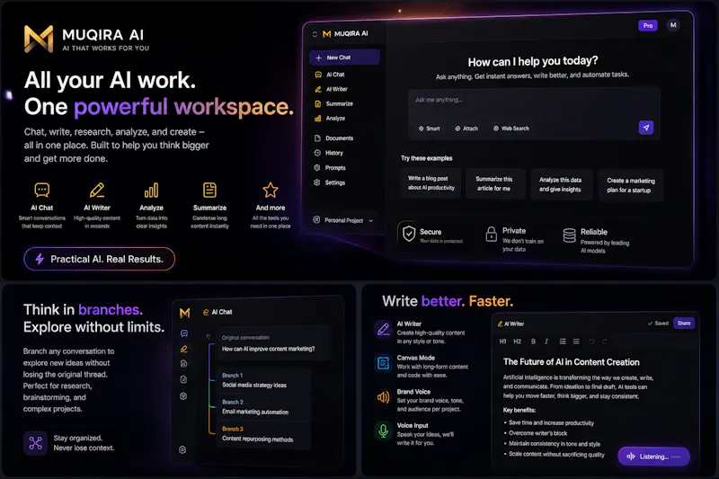 Muqira AI screenshot 2