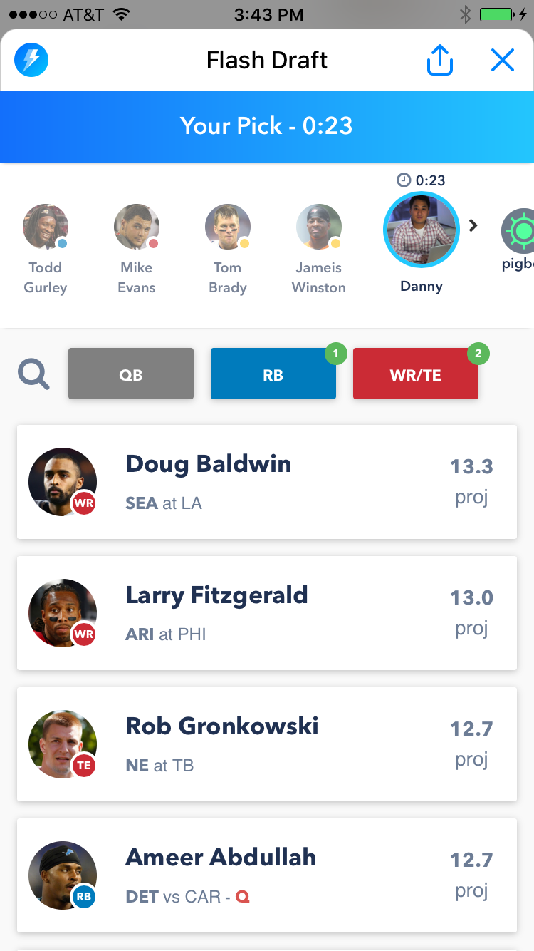 Flash Draft on Facebook Messenger gallery image