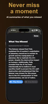 Bloox - an on-device-AI audiobook player gallery image
