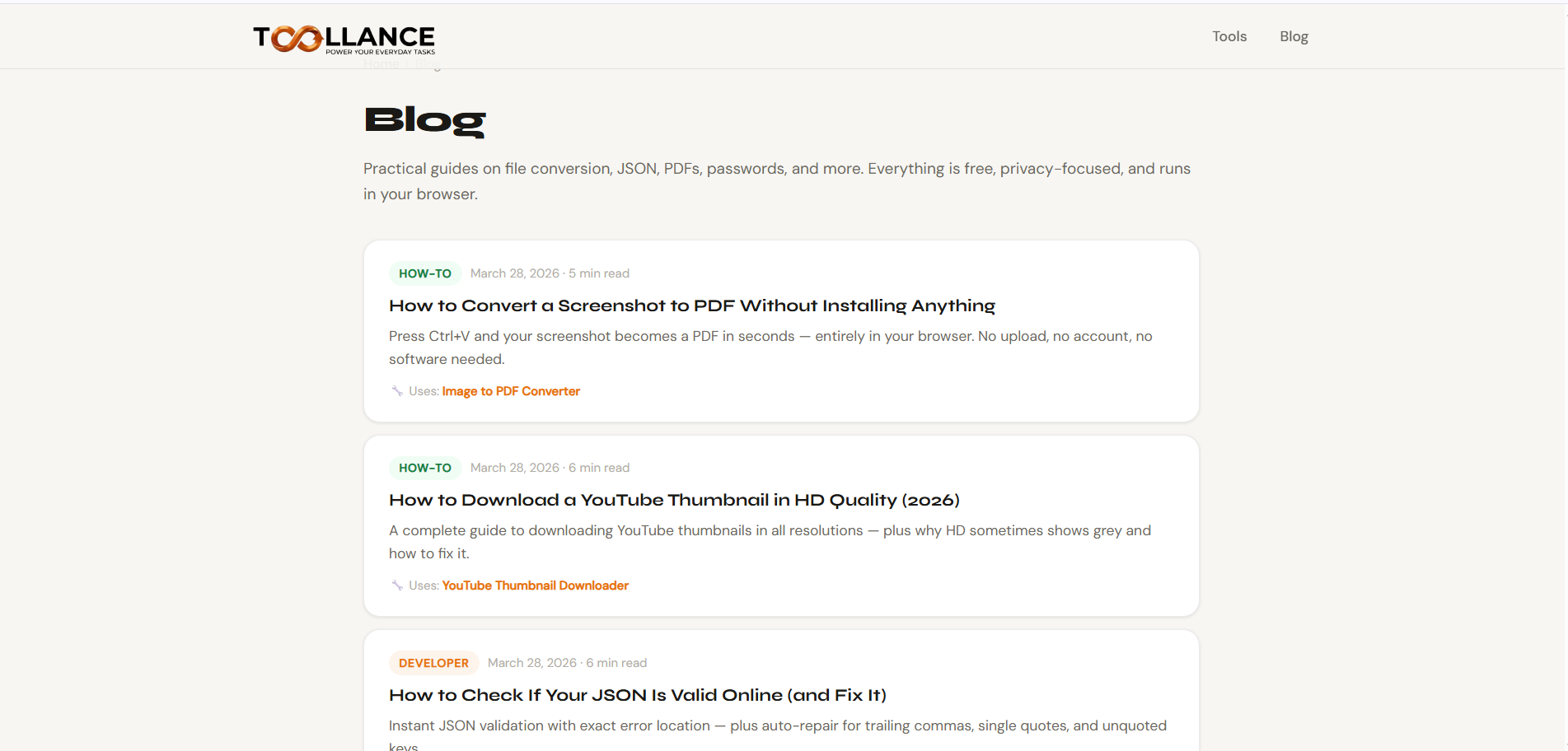 ToolLance — Zero Uploads gallery image