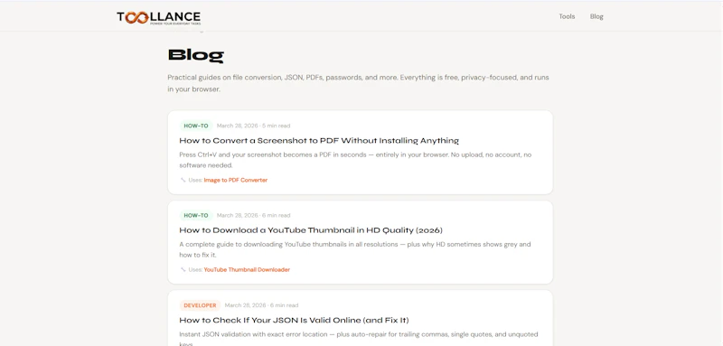 ToolLance — Zero Uploads screenshot 4