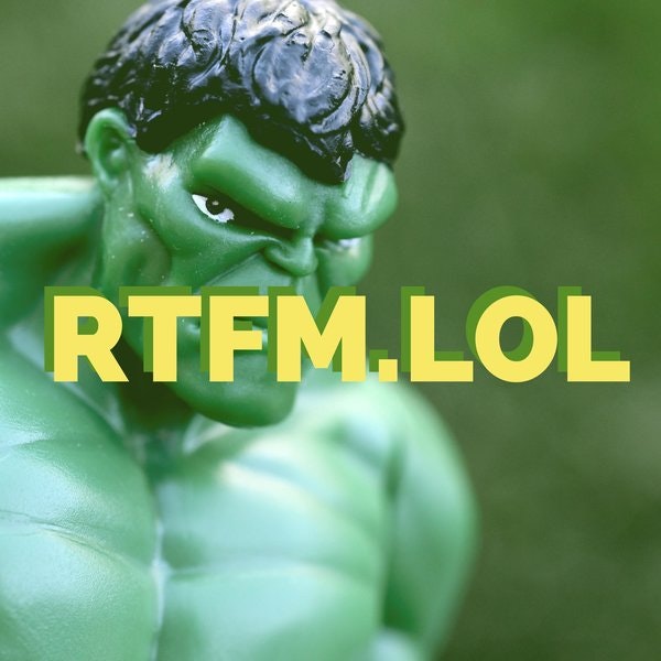 RTFM LOL gallery image