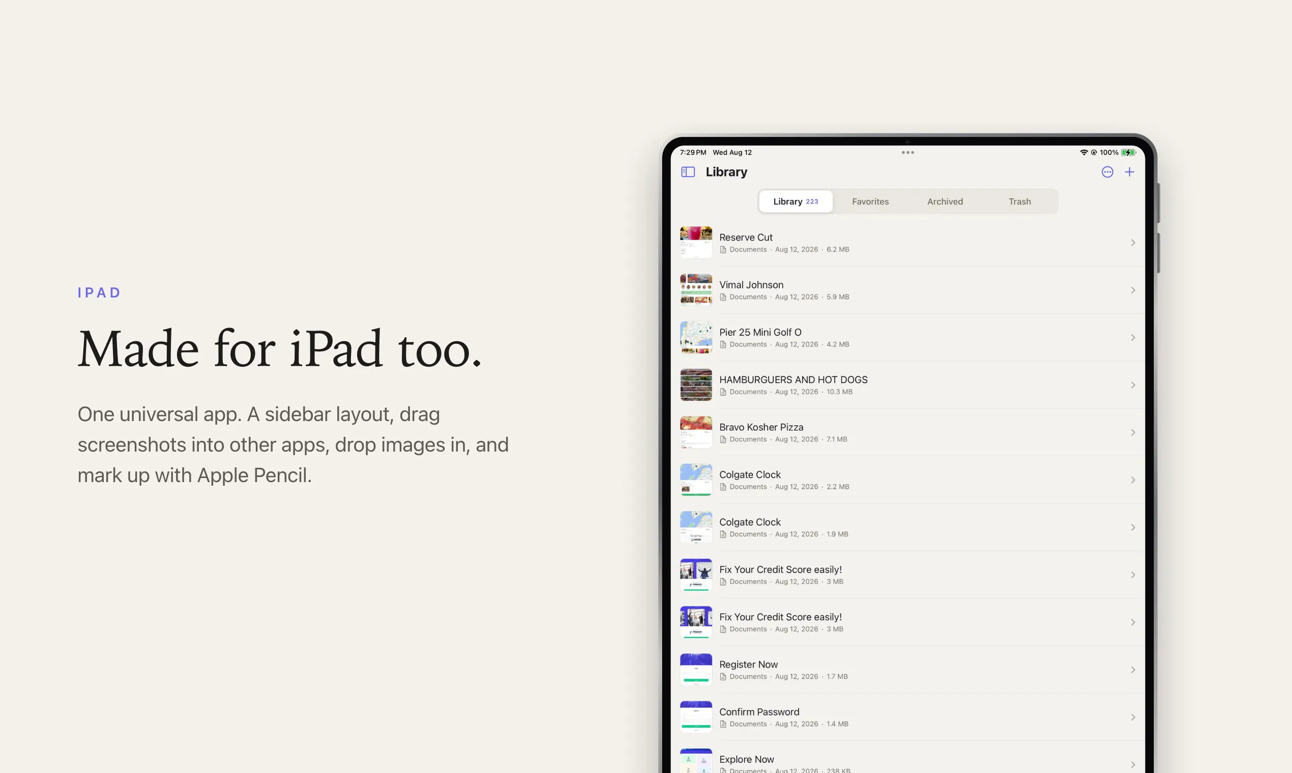 Pizazoo for iPhone and iPad gallery image