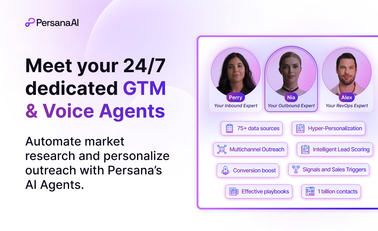 startuptile Persana AI Sales and Voice Agents-Your AI Powered Workers Driving Revenue 24/7