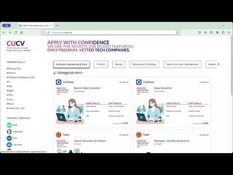 CUCV Curated Remote Jobs in Tech gallery image