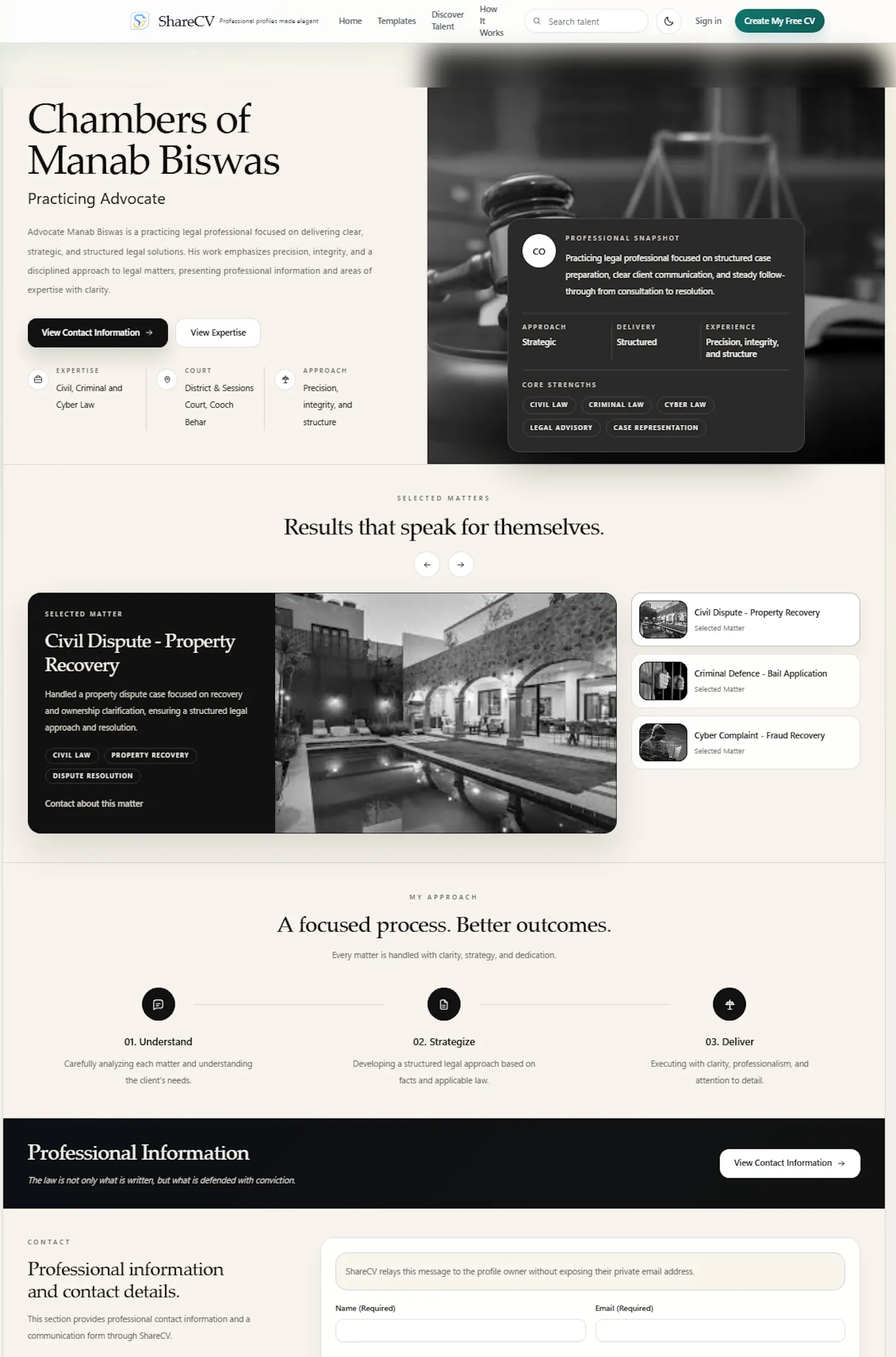 ShareCV - Build your portfolio screenshot 2