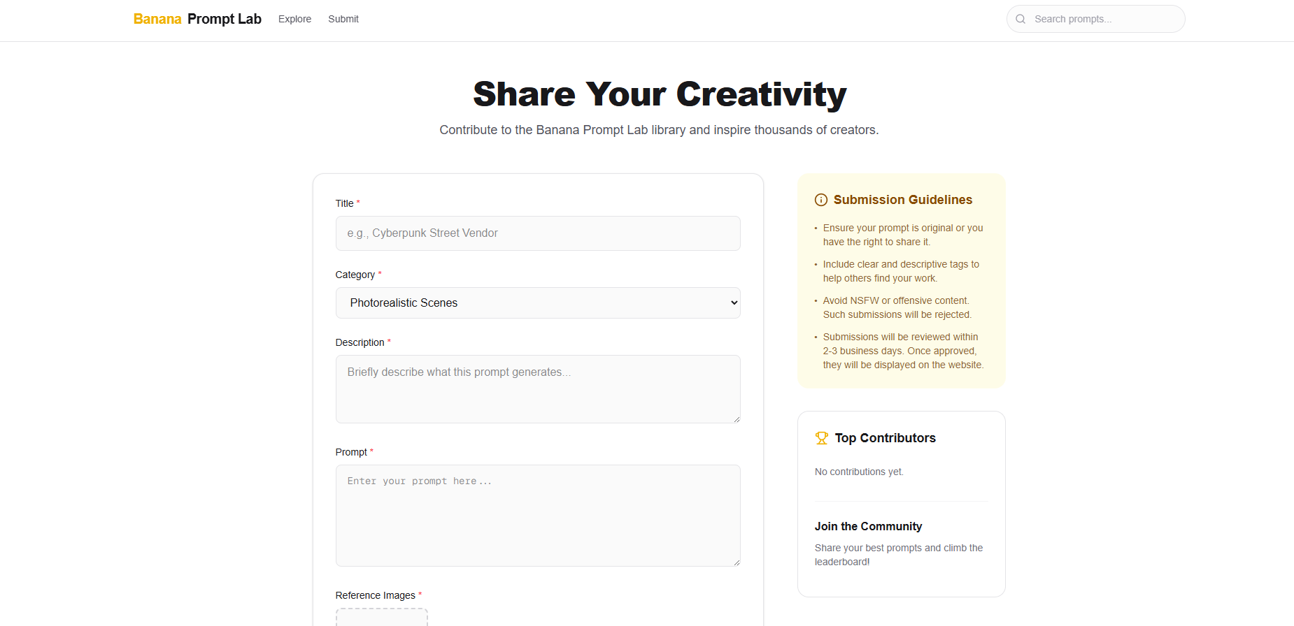 Nano Banana Prompts Lab gallery image