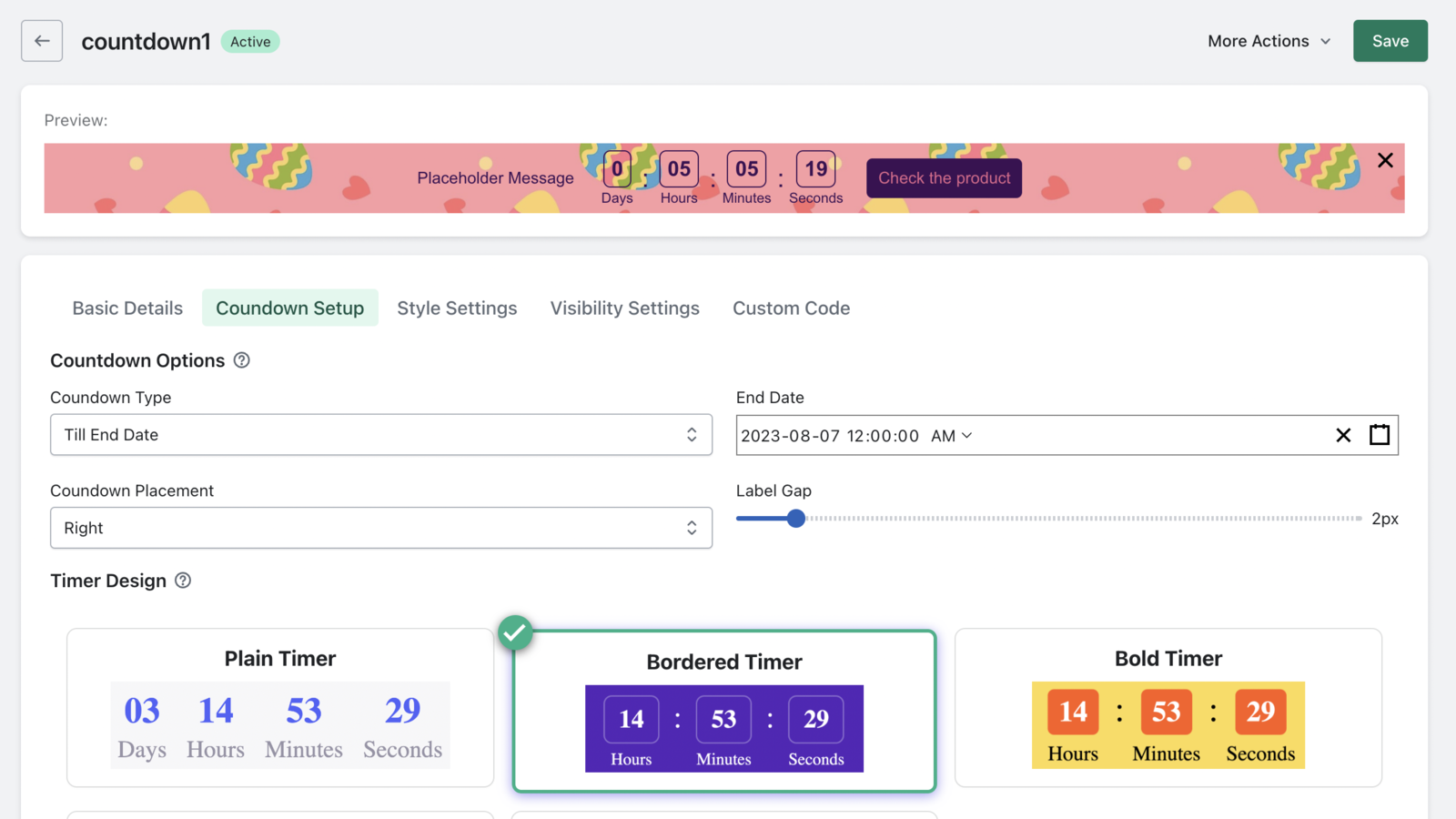 Media Giảm giá Profy & Countdown Bar 3