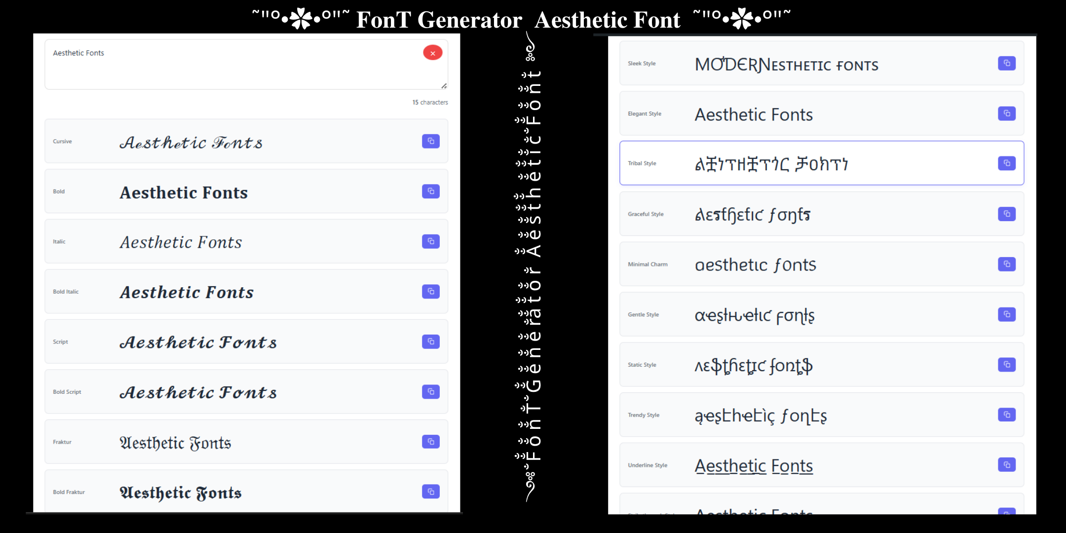 Fonts Generator Pro gallery image