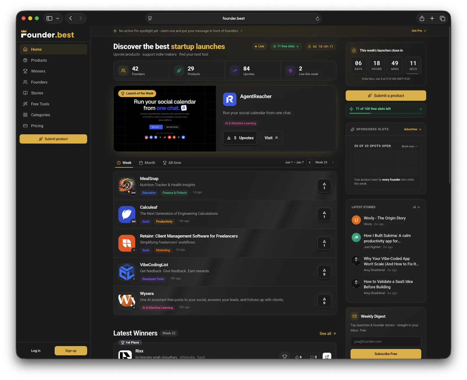 Founder.best screenshot 1