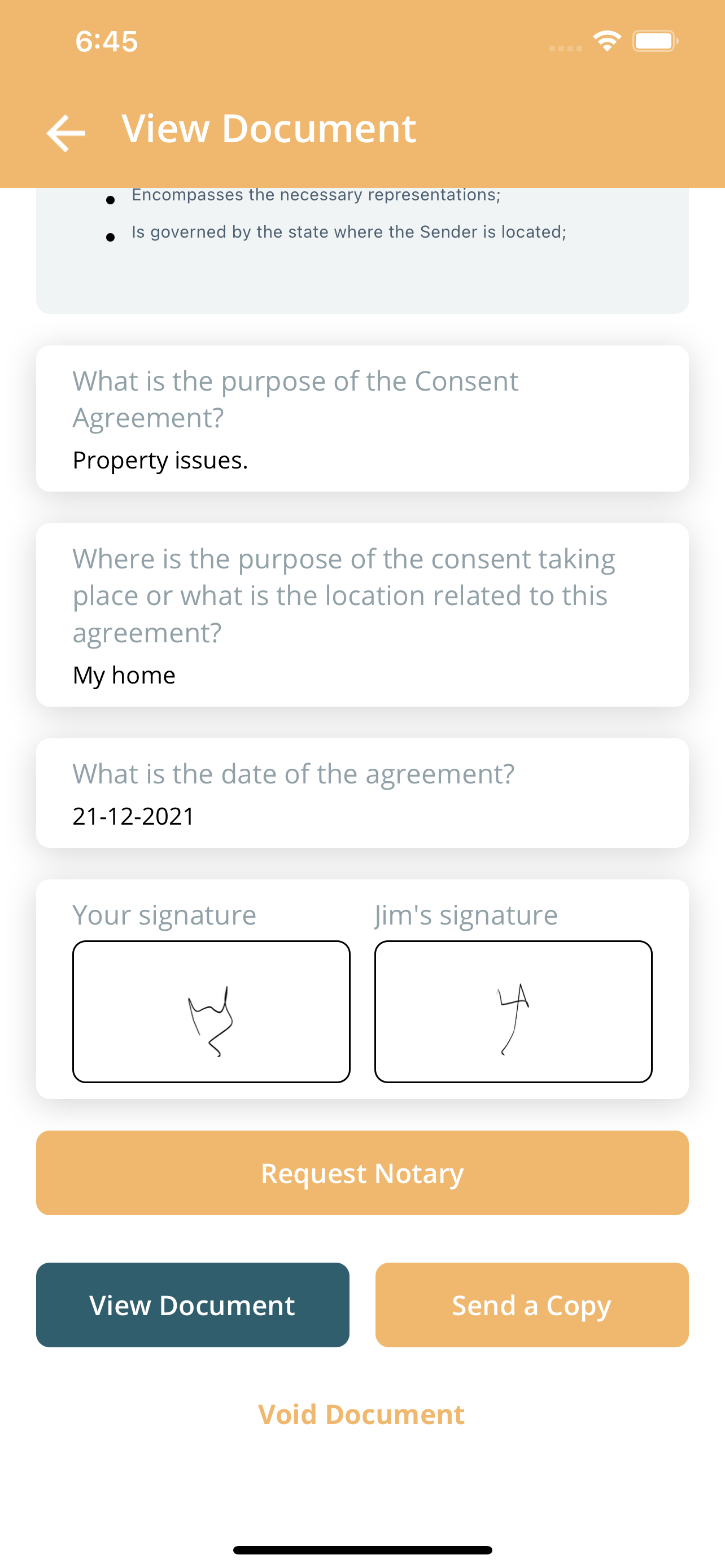 goNDA Legal Self-Service App gallery image