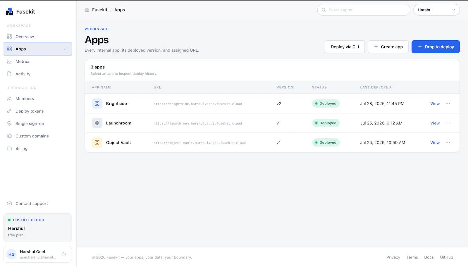 Fusekit - Fuse together internal tools screenshot 2