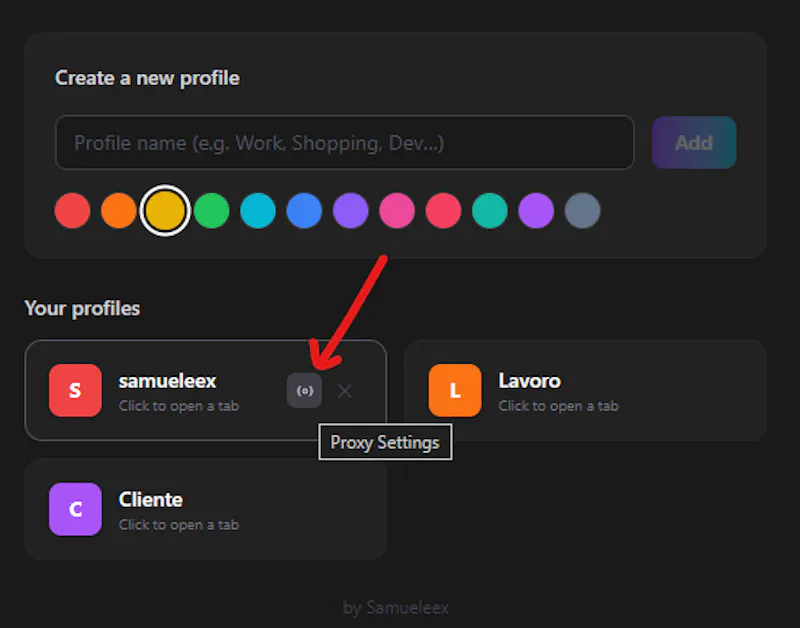 BlackSession Browser screenshot 2