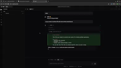 Lukan AI Agent, IDE and workstation. gallery image