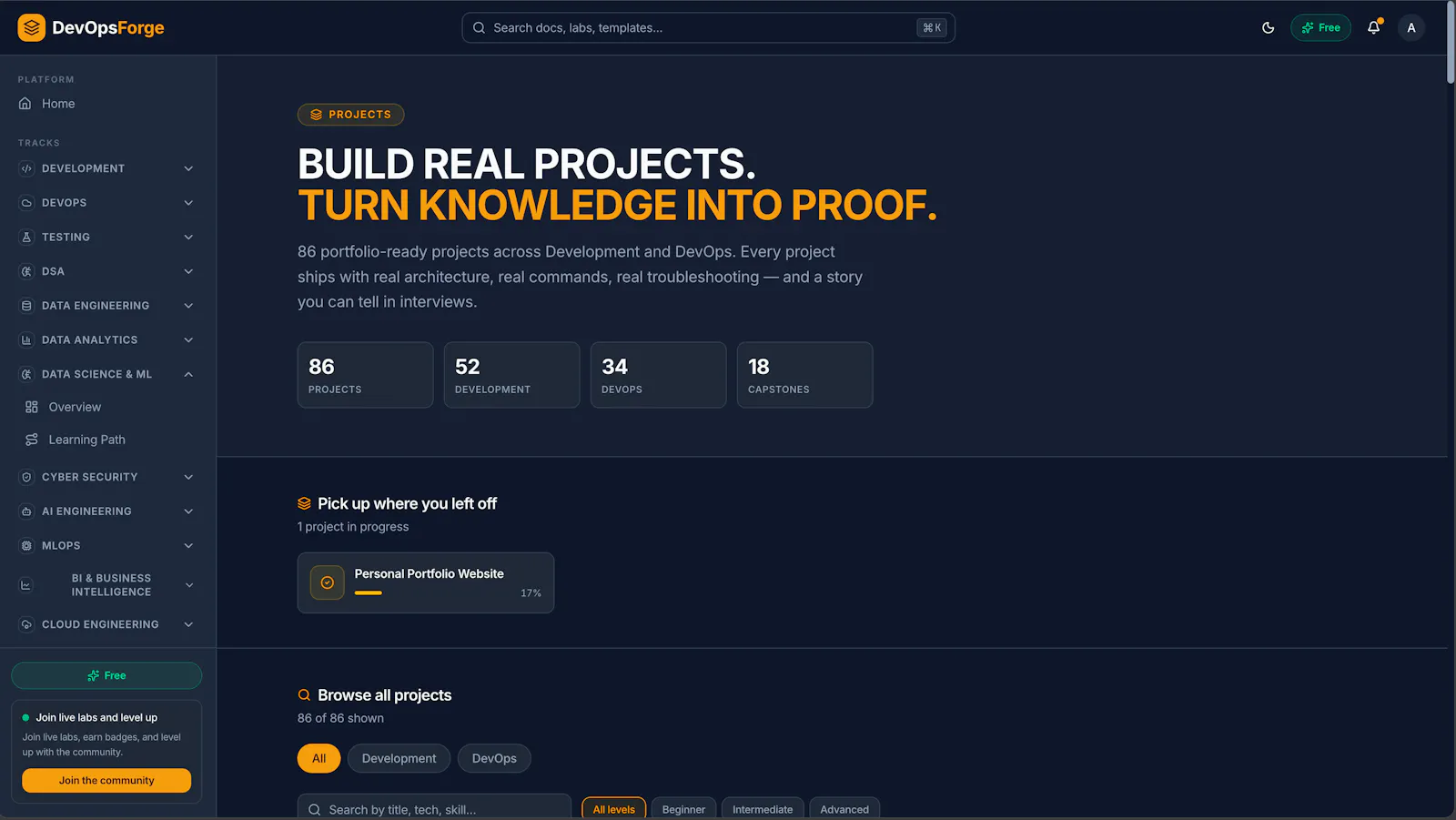DevOpsForge screenshot 9