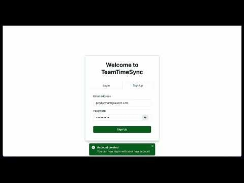 TeamTimeSync gallery image