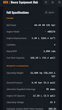 Heavy equipment hub gallery image