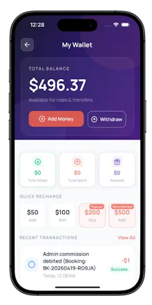 Uber Clone App Development gallery image