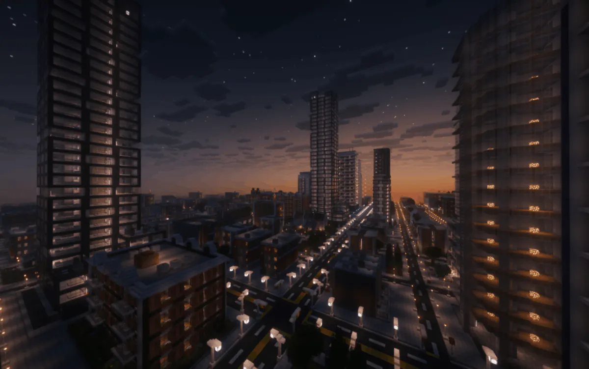 TheoTown Style Minecraft City Generator gallery image