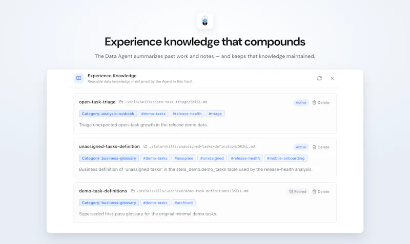 Stela — Data Analysis Workspace screenshot 3