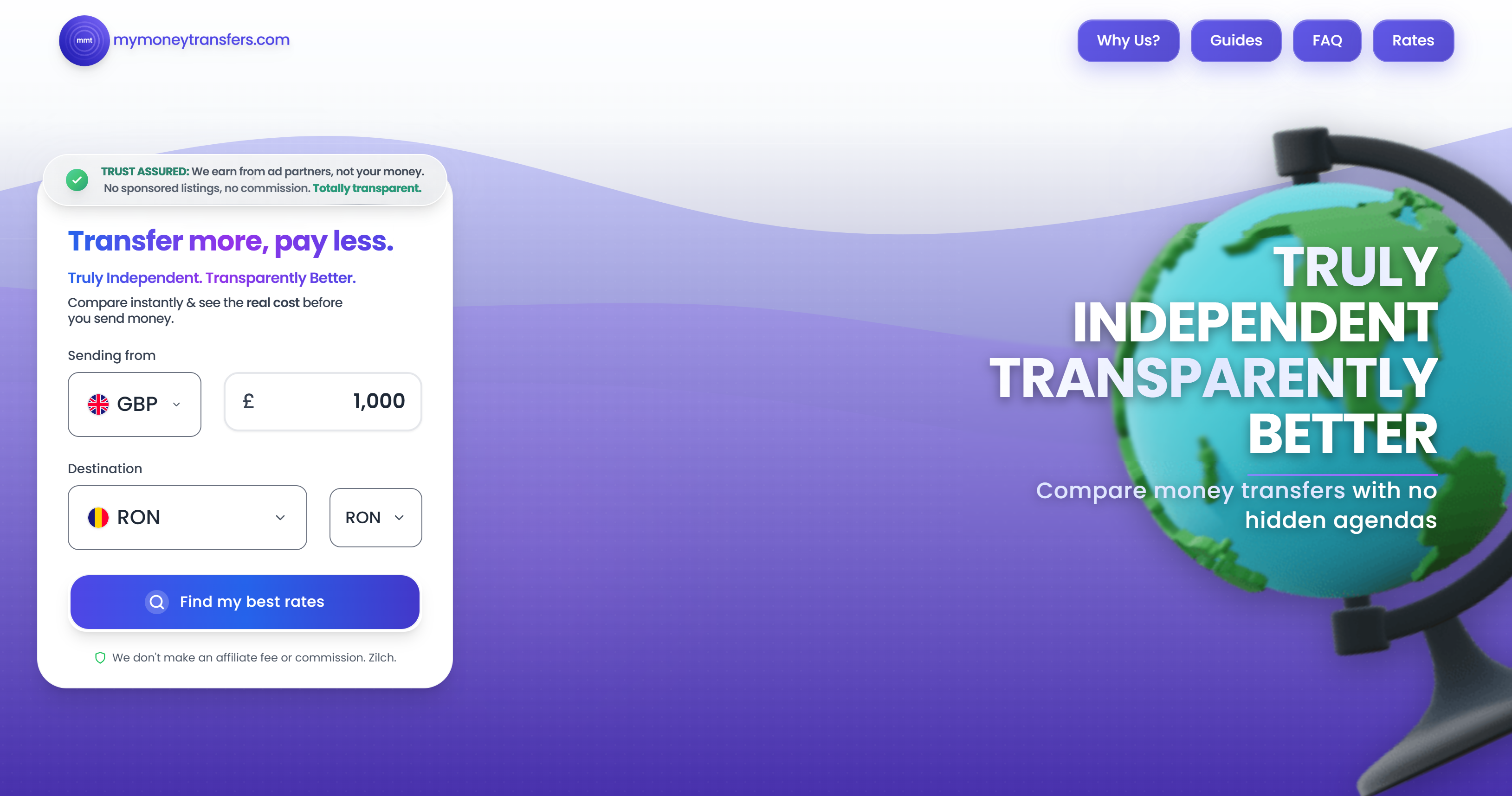 mymoneytransfers.com - 완전히 투명한 돈 이체 비교 미디어 1