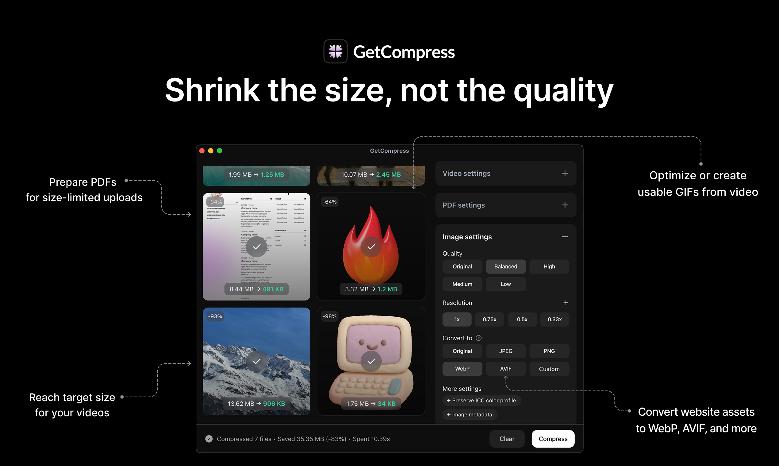 GetCompress gallery image