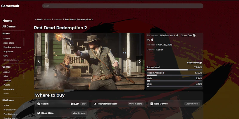 GameVault screenshot 1