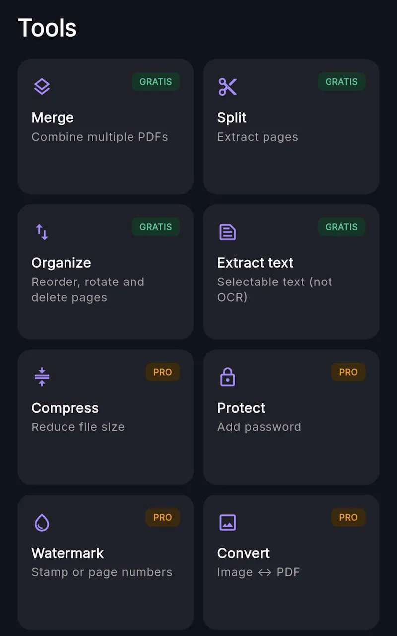 Inux PDF screenshot 1