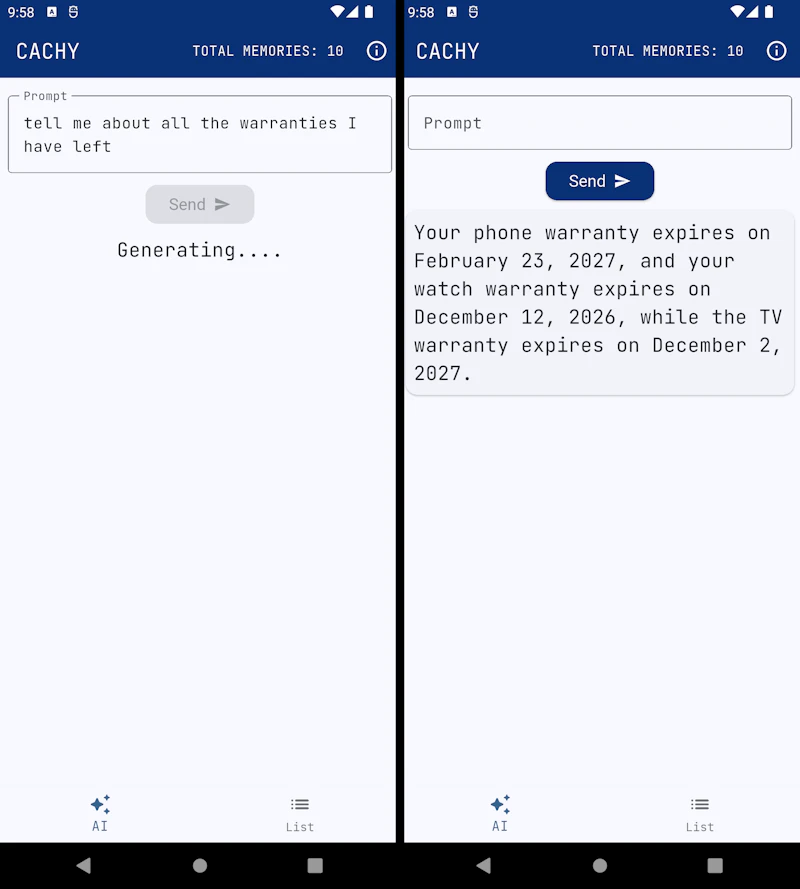 Cachy screenshot 3