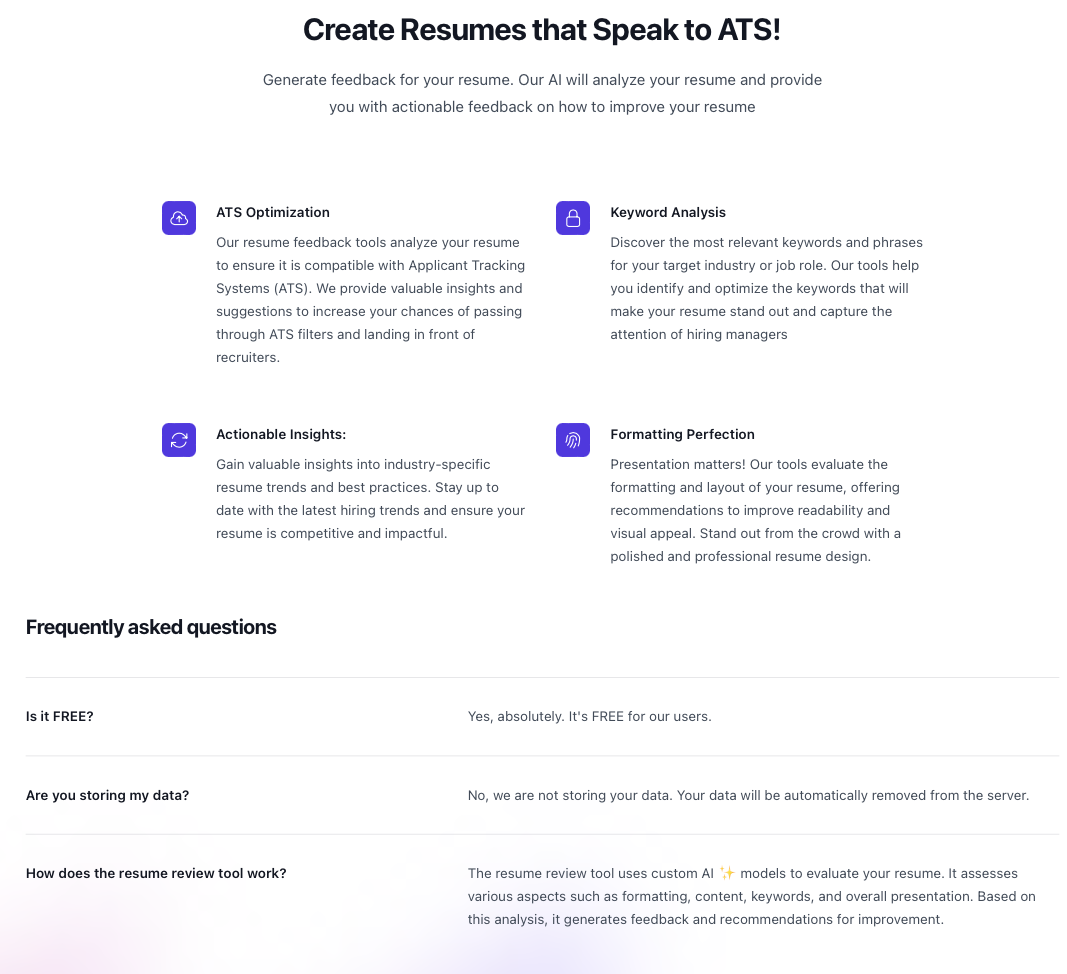 RESUMEGPT - สร้างประวัติย่อที่พูดกับ ATS! media 2
