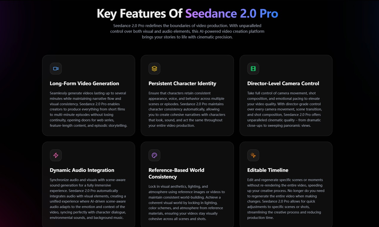 Seedance 2.0 Pro AI Video Generator gallery image