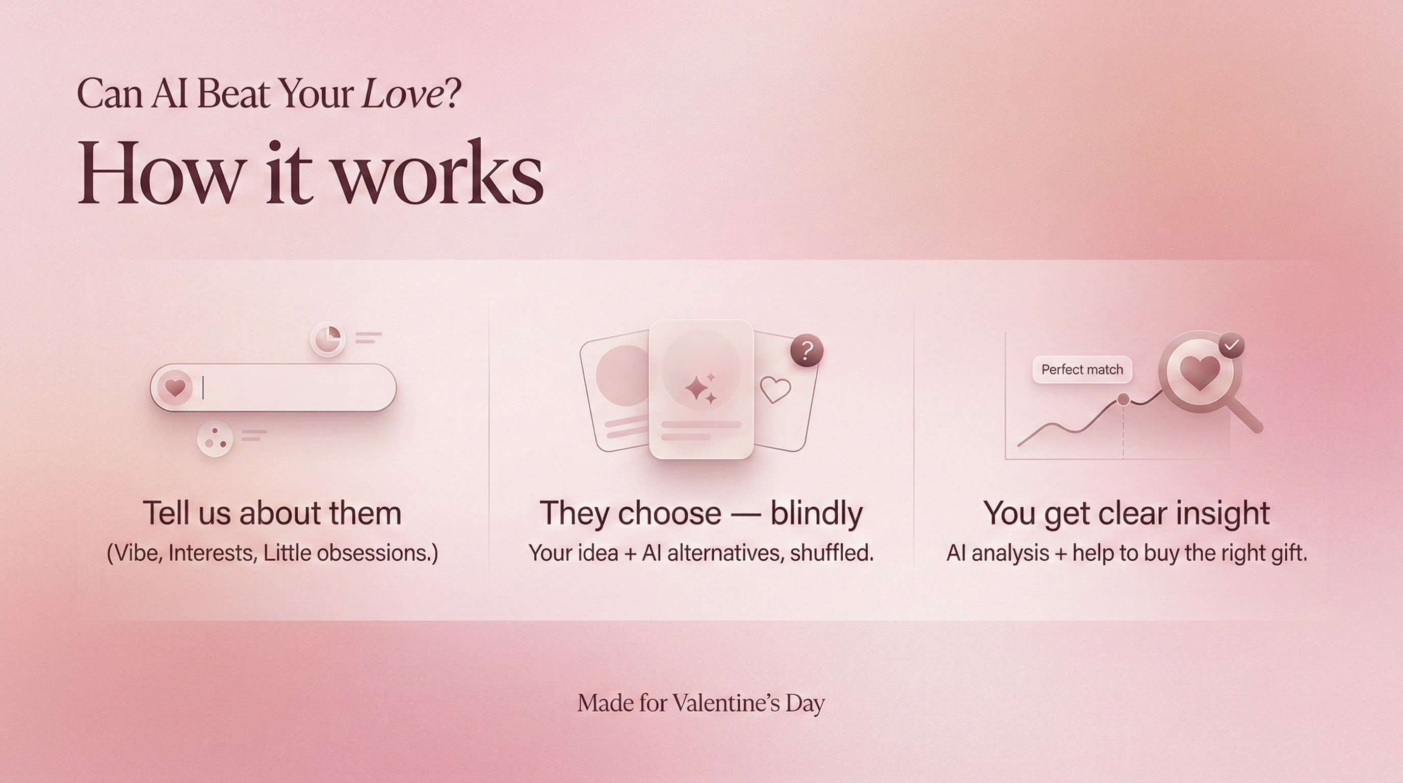 Can AI Beat Your Love? - Screenshot 3 showing product features and functionality