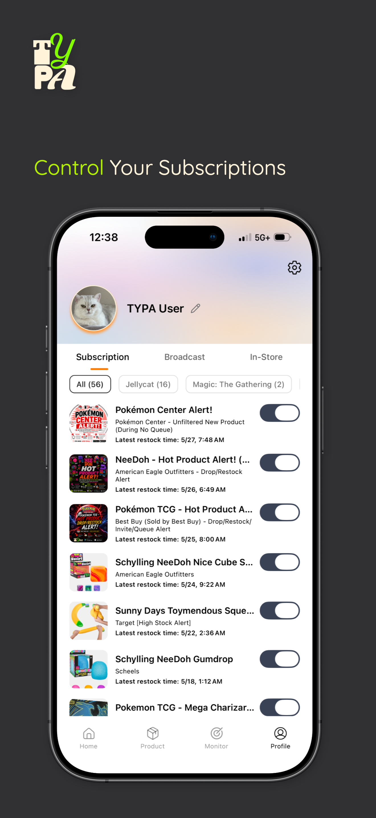 TYPA App gallery image