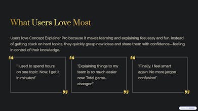 Concept Explainer Pro AI C. Extension gallery image