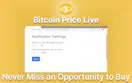 Bitcoin Price Live - Never miss a dip