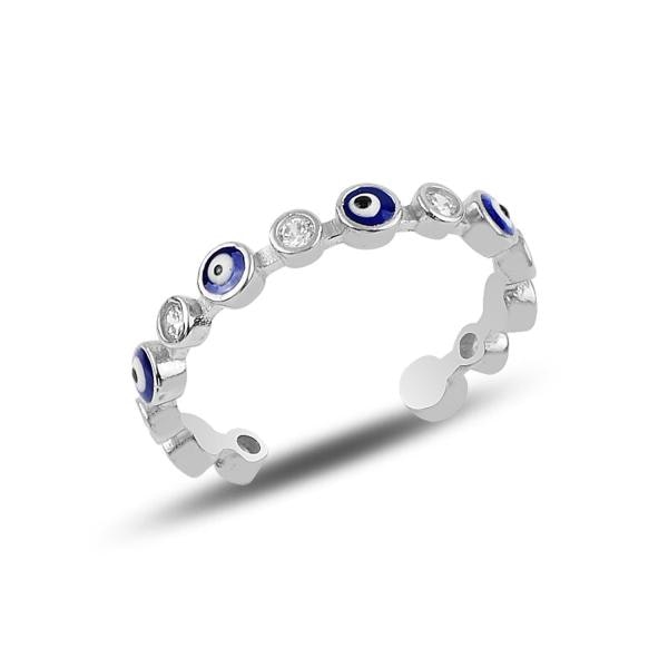 Adjustable Evil Eye Ring - Zehrai