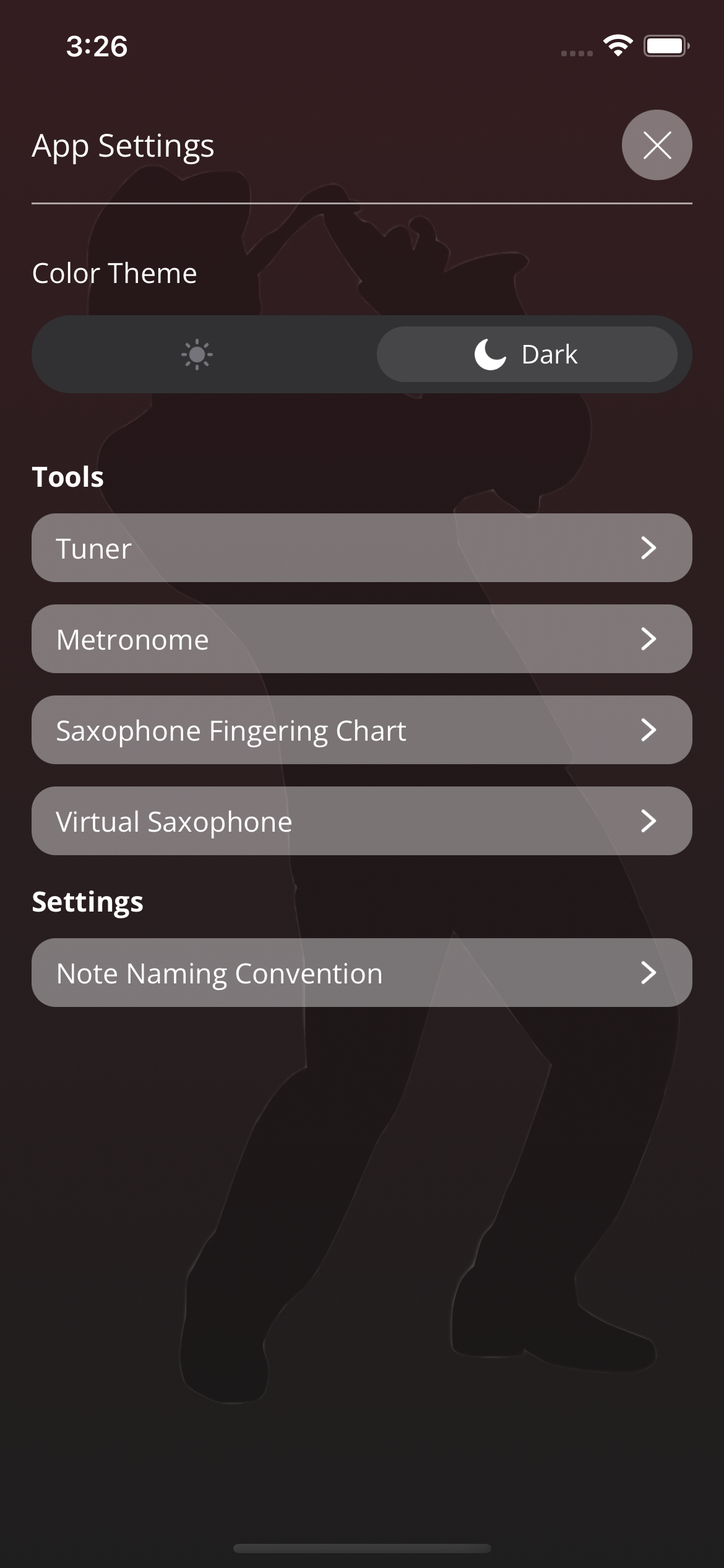 Saxophone Fingering Chart media 7