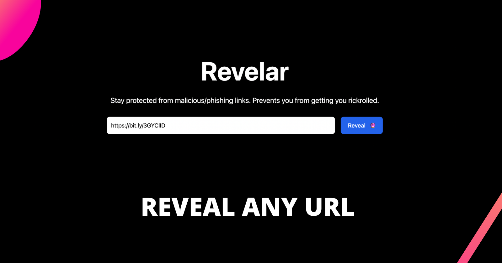 Revelar | URL Revealer gallery image
