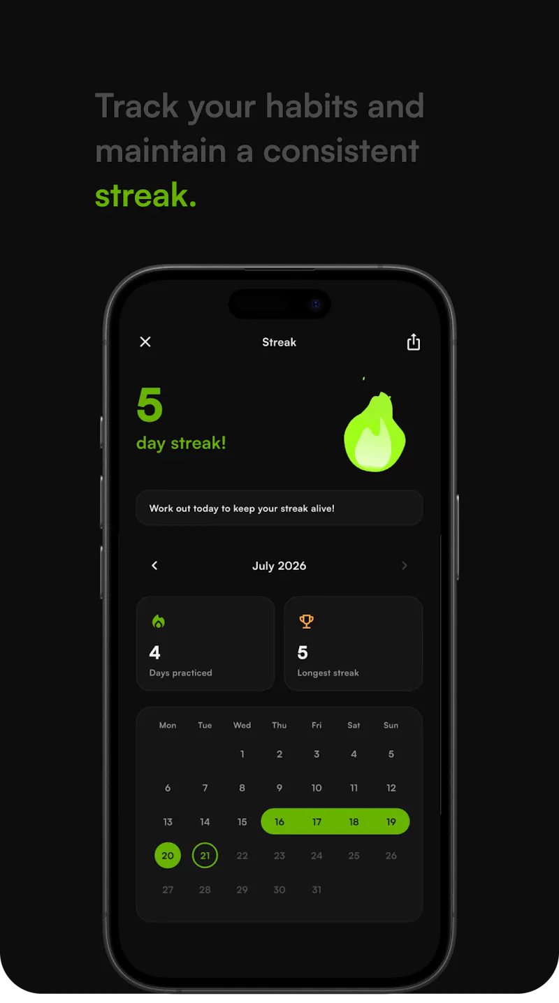 FitDash screenshot 2