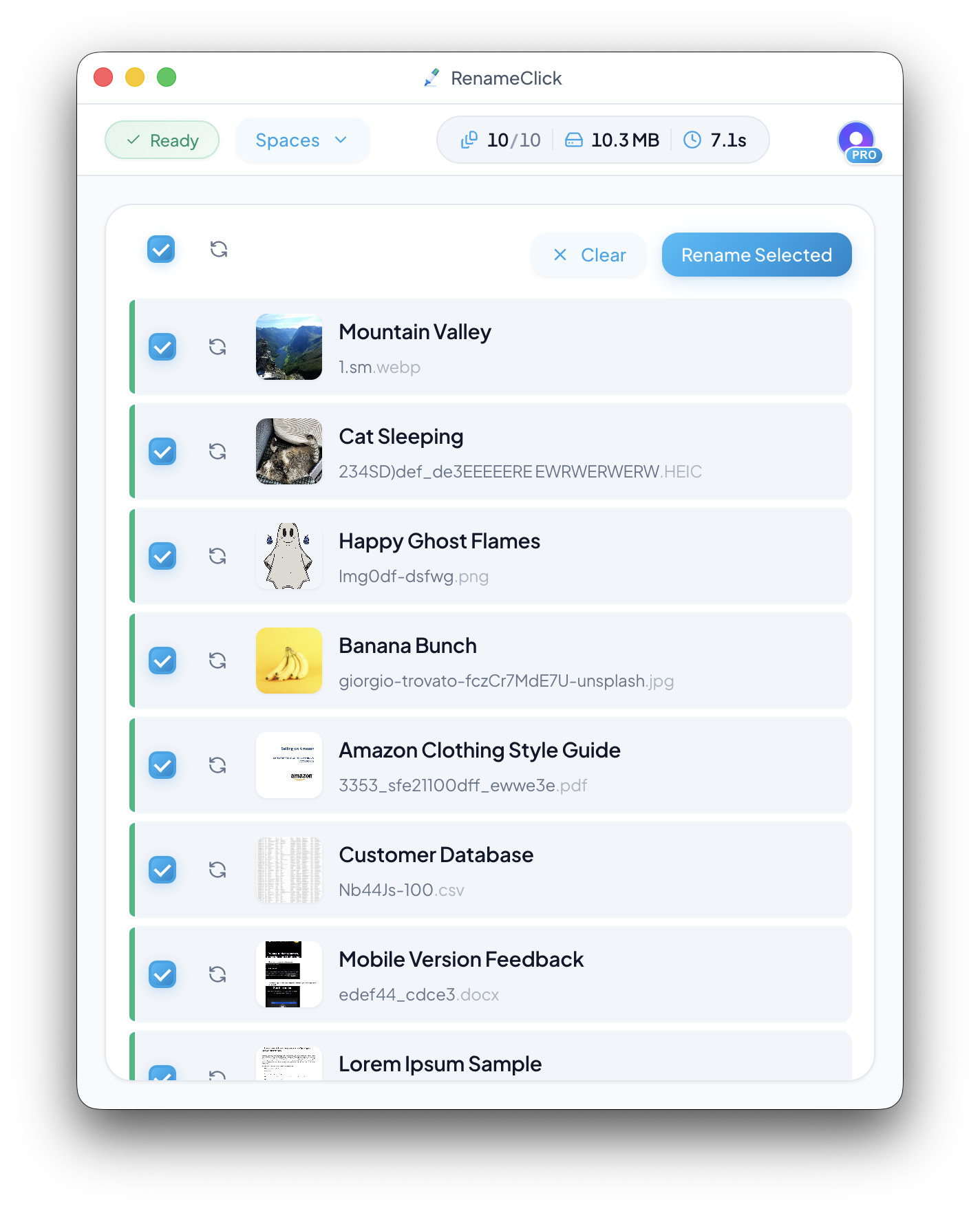 RenameClick - Offline AI File Renamer