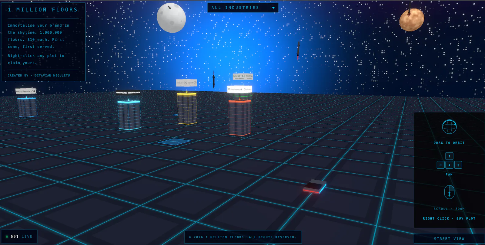 1 Million Floors - a 3D Digital City screenshot 2