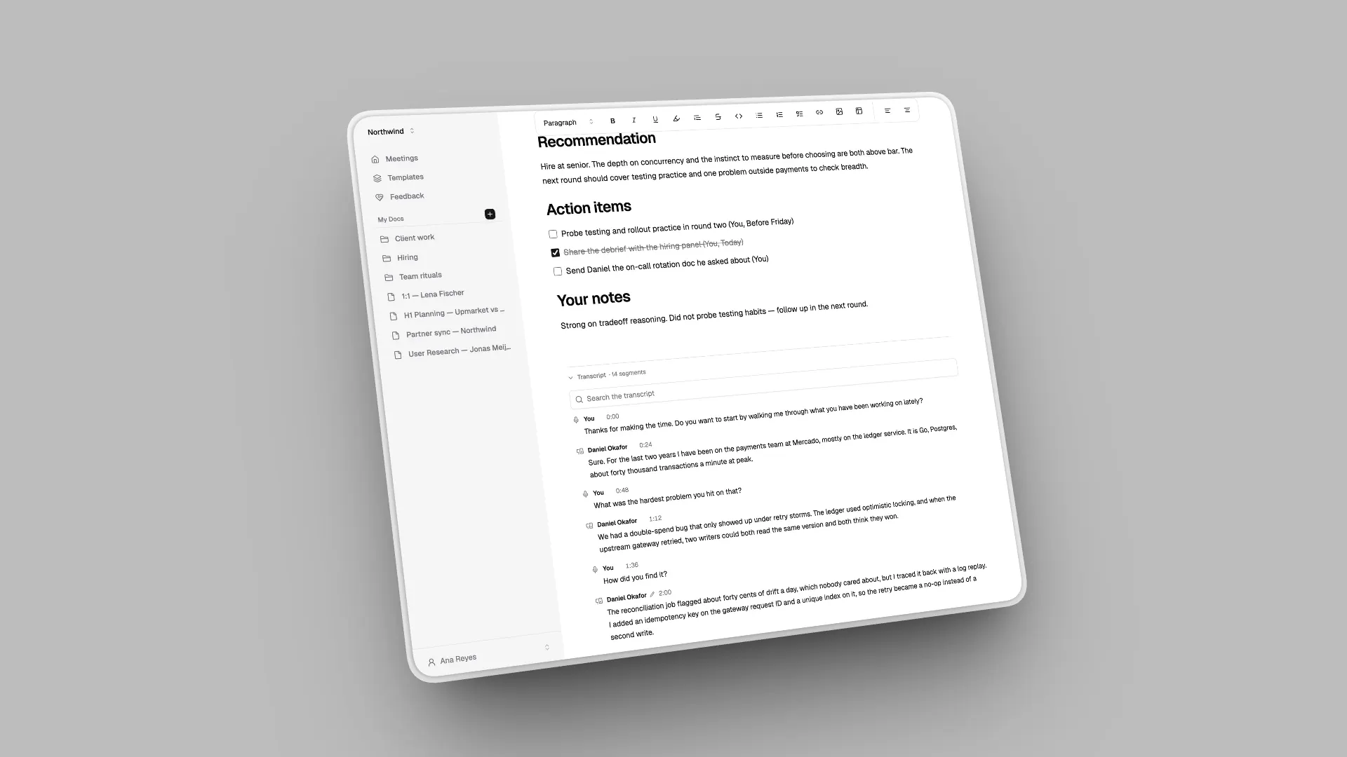 VoiceTaking v2: The meeting note taker gallery image