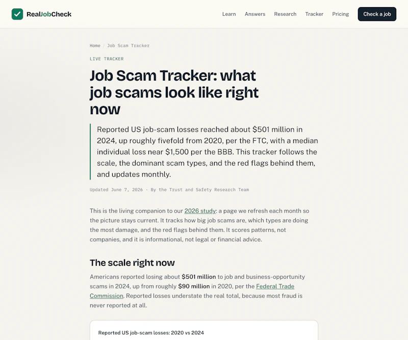 Real Job Check screenshot 4