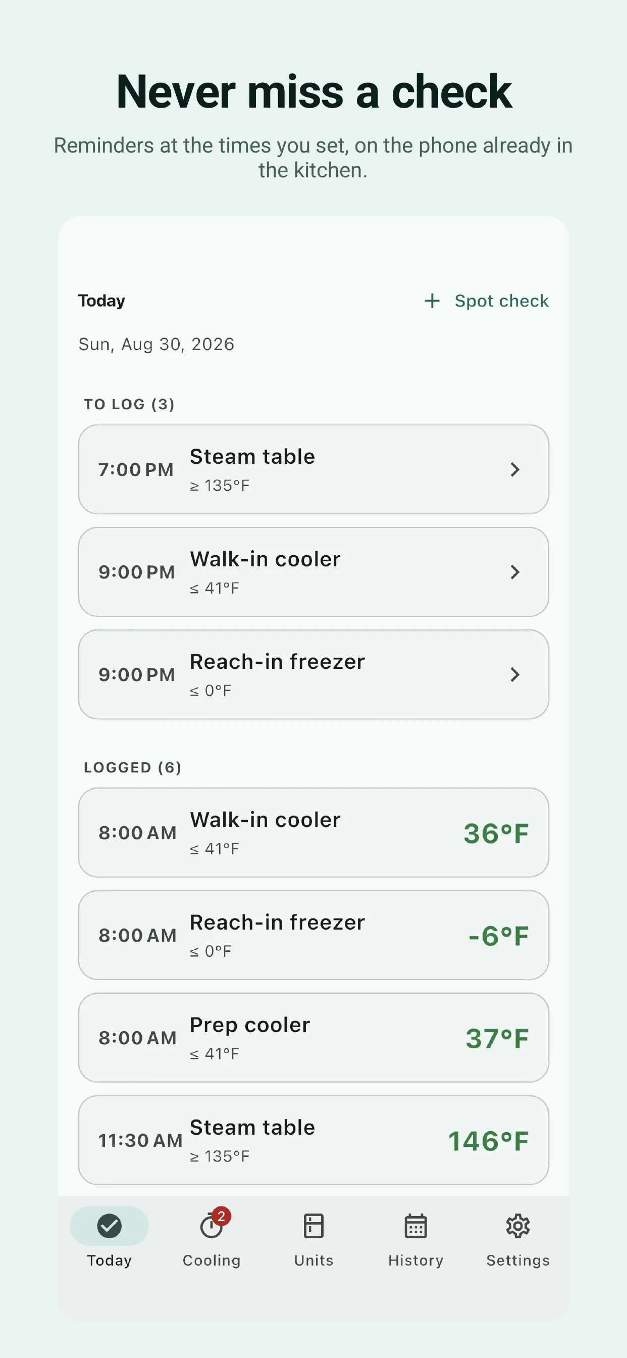 ChillCheck: Temperature Log gallery image