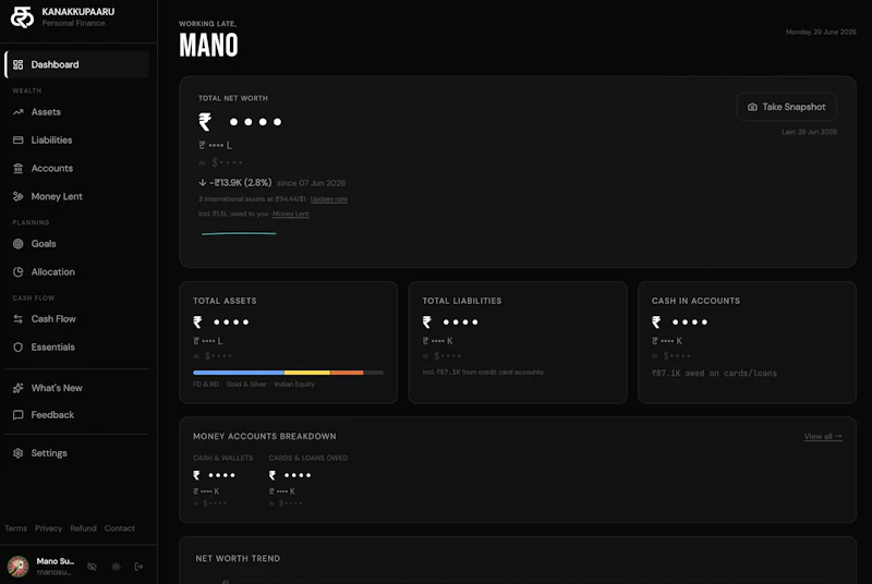 Kanakkupaaru.in screenshot 1