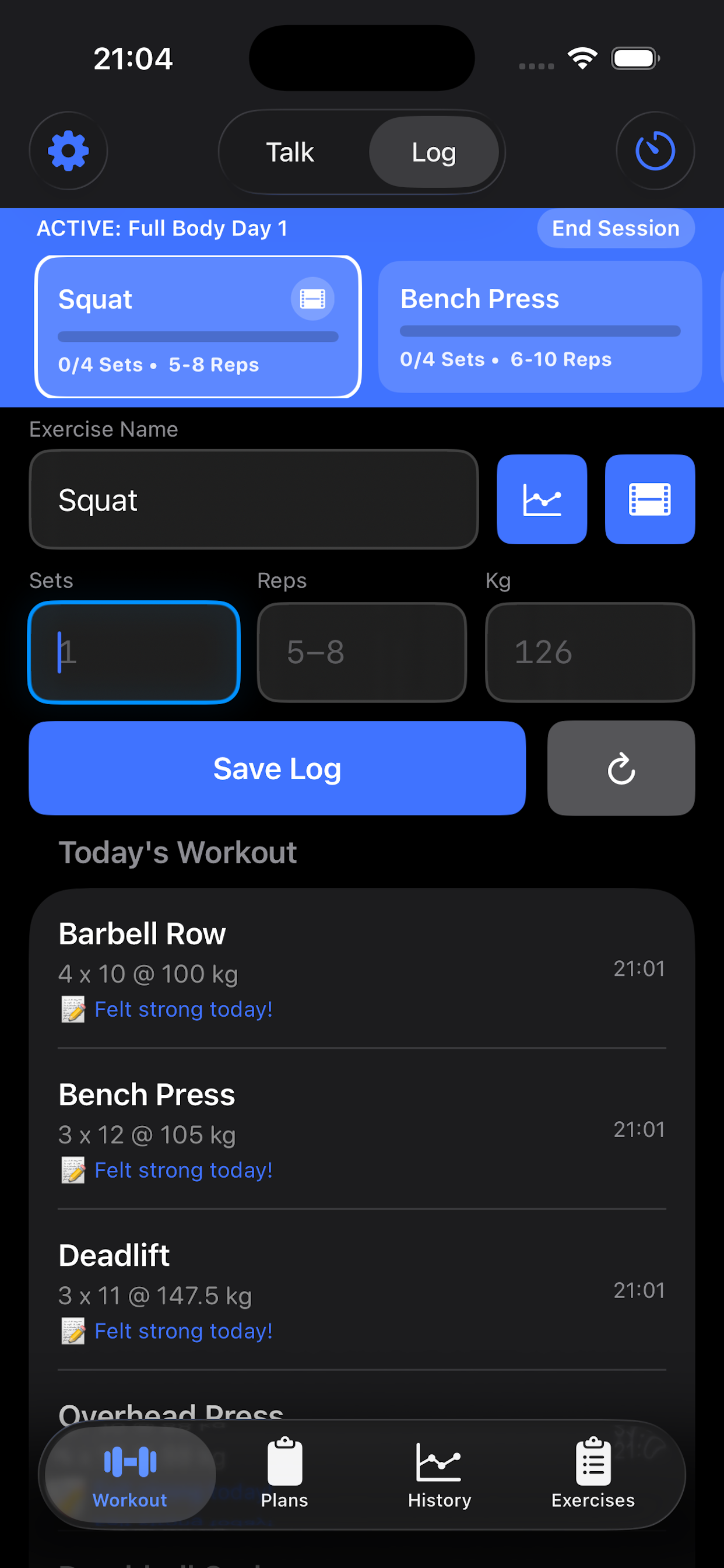 EchoLift: Voice Gym Tracker gallery image