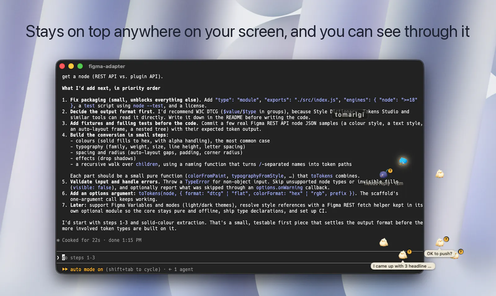 Tomarigi screenshot 1